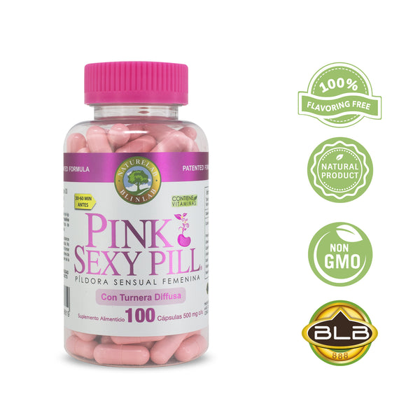 Pink Sexy Pill con 100 Cápsulas
