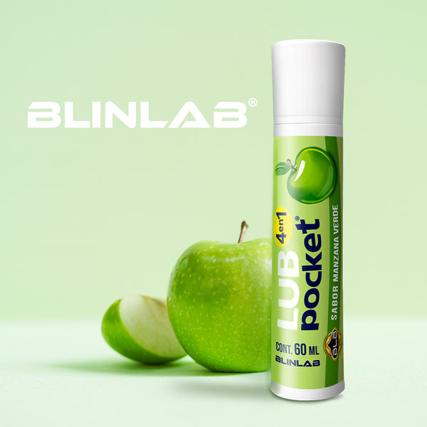 Lub pocket Manzana Verde Lubricante 4 en 1