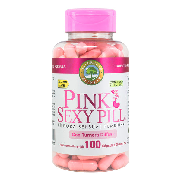 pink sexy pill con 100 cápsulas