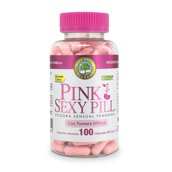 pink sexy pill con 100 cápsulas