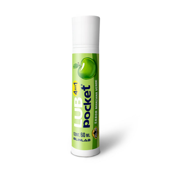 Lub pocket Manzana Verde Lubricante 4 en 1