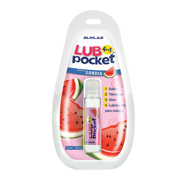 Lub Pocket Sandia Lubricante 4 en 1