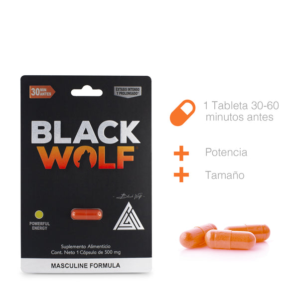 BLACK WOLF - 1 CÁPSULA