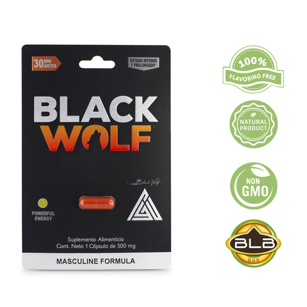 BLACK WOLF - 1 CÁPSULA
