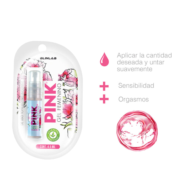 Pink Gel Femenino - Gel lubricante sensibilizante